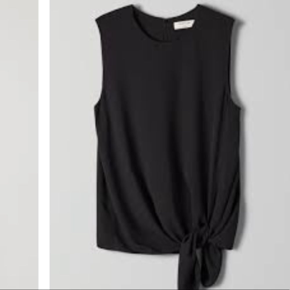 Size M Black Babaton Hopkins Blouse